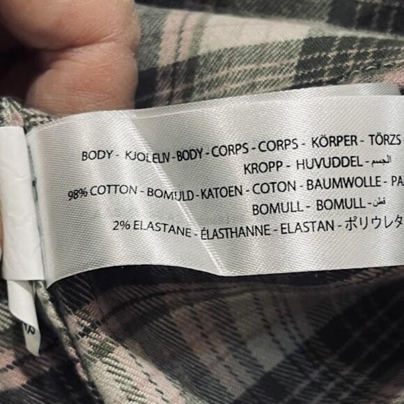 Ariat Rebar‎ Flannel Shirt Womens 2X Plaid Beetle Workwear DuraStretch GAM - Picture 15 of 16